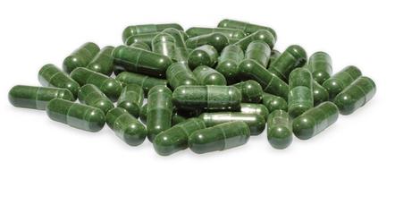 Spirulina capsules